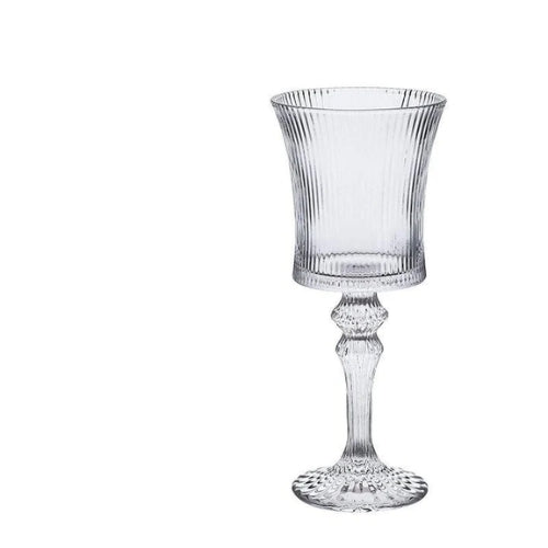 FC vintage striped wine glass - set of 6
